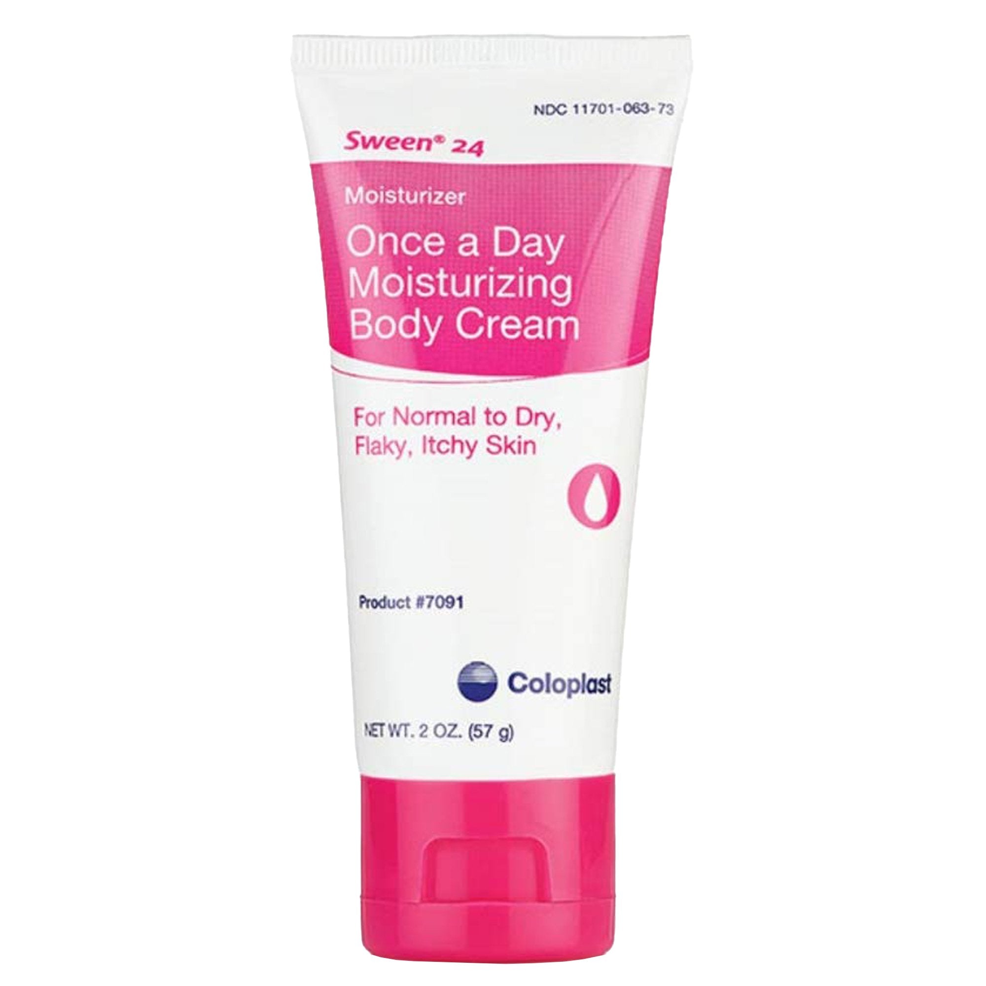 Hand and Body Moisturizer Sween 24 2 oz. Tube Unscented Cream CHG Compatible