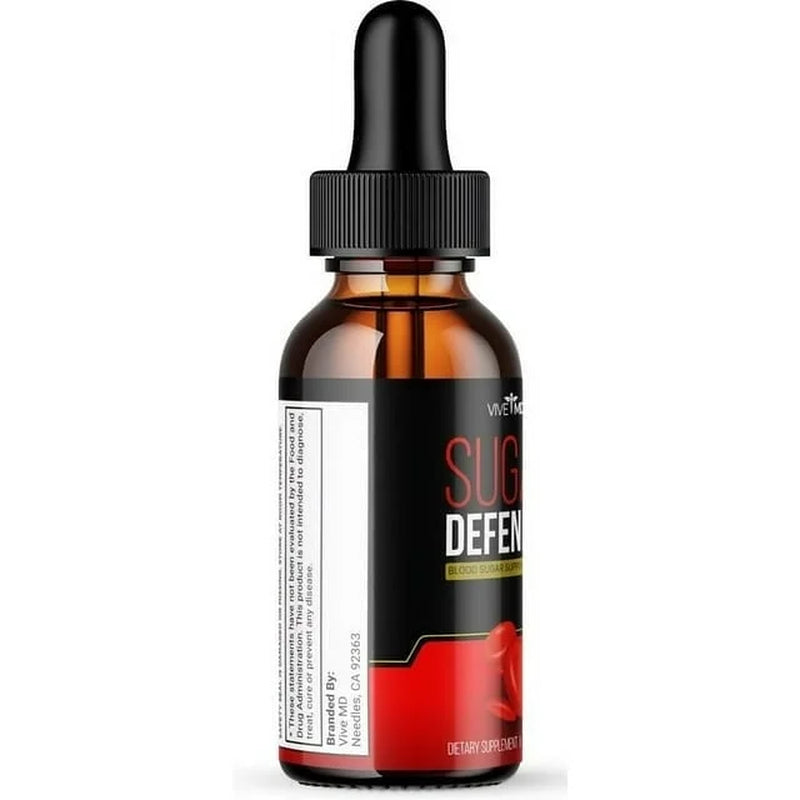 Sugar Defender Drops Official Formula Sugar Defender 24, Sugar Defender Liquid, Maximum Strength Sugar Defender Supplement with Hawthorn Berry Organic, Sugar Defender Reviews (5 Pack)