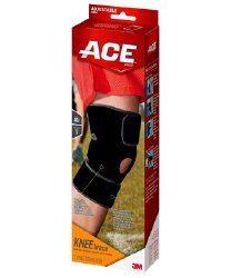 Knee Brace ACE One Size Fits Most Adjustable Strap Closure Left or Right Knee