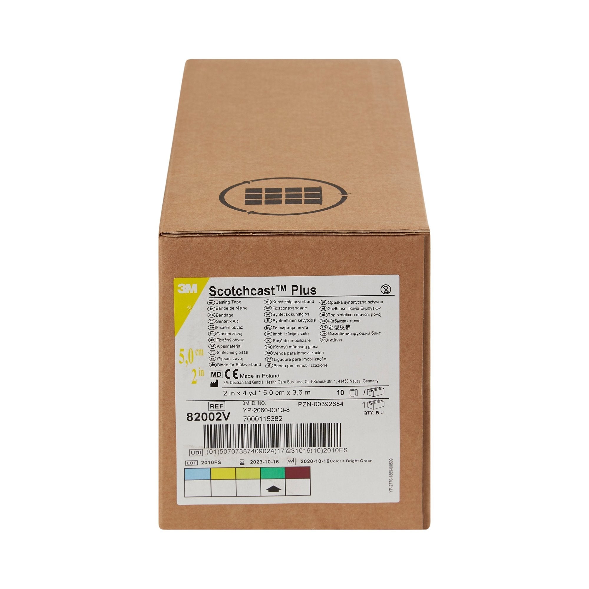 3m scotchcast plus bright green cast tape 2 inch x 4 yard 3m scotchcast plus cast tape mk199241ea