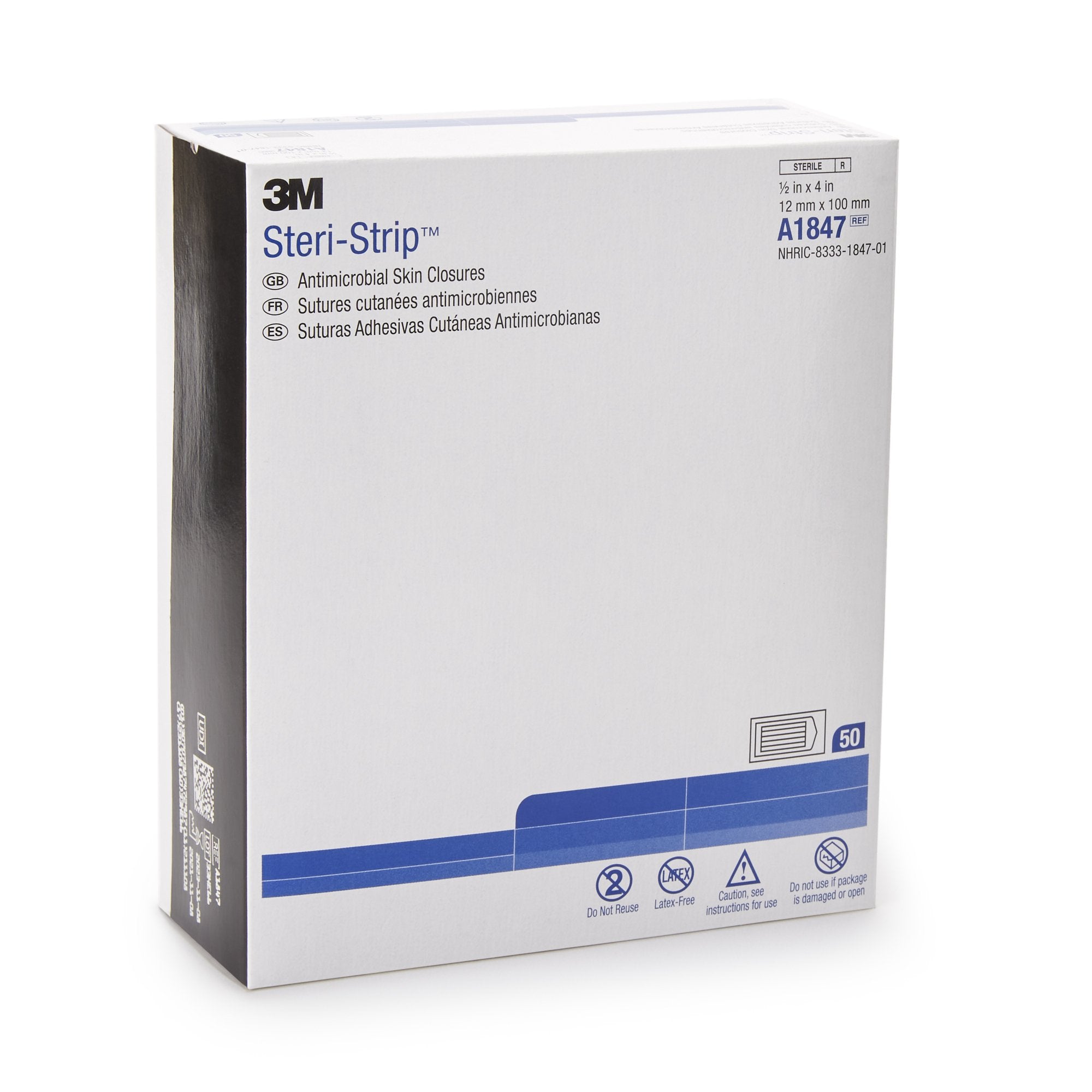 3m steri strip antimicrobial skin closure strip steri strip antimicrobial antimicrobial skin closure strip mk127107bx