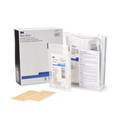 Antimicrobial Skin Closure Strip Steri Strip Antimicrobial 1/2 X 4 Inch Nonwoven Material Reinforced Strip Tan