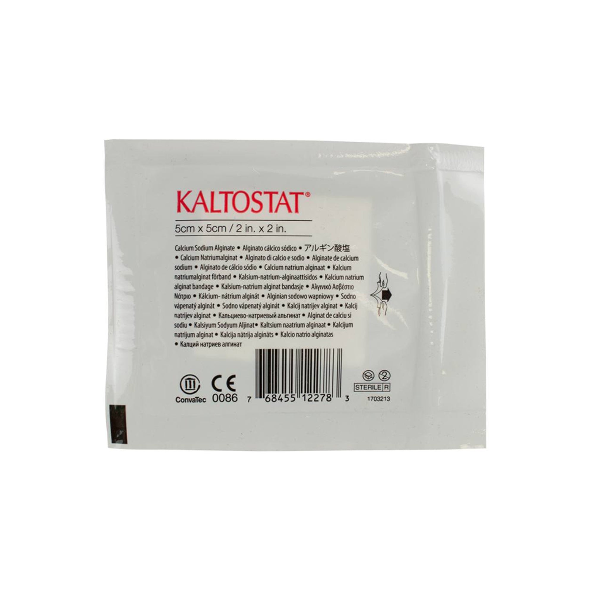 Alginate Dressing Kaltostat 2 X 2 Inch Square,Packaging Type- Box