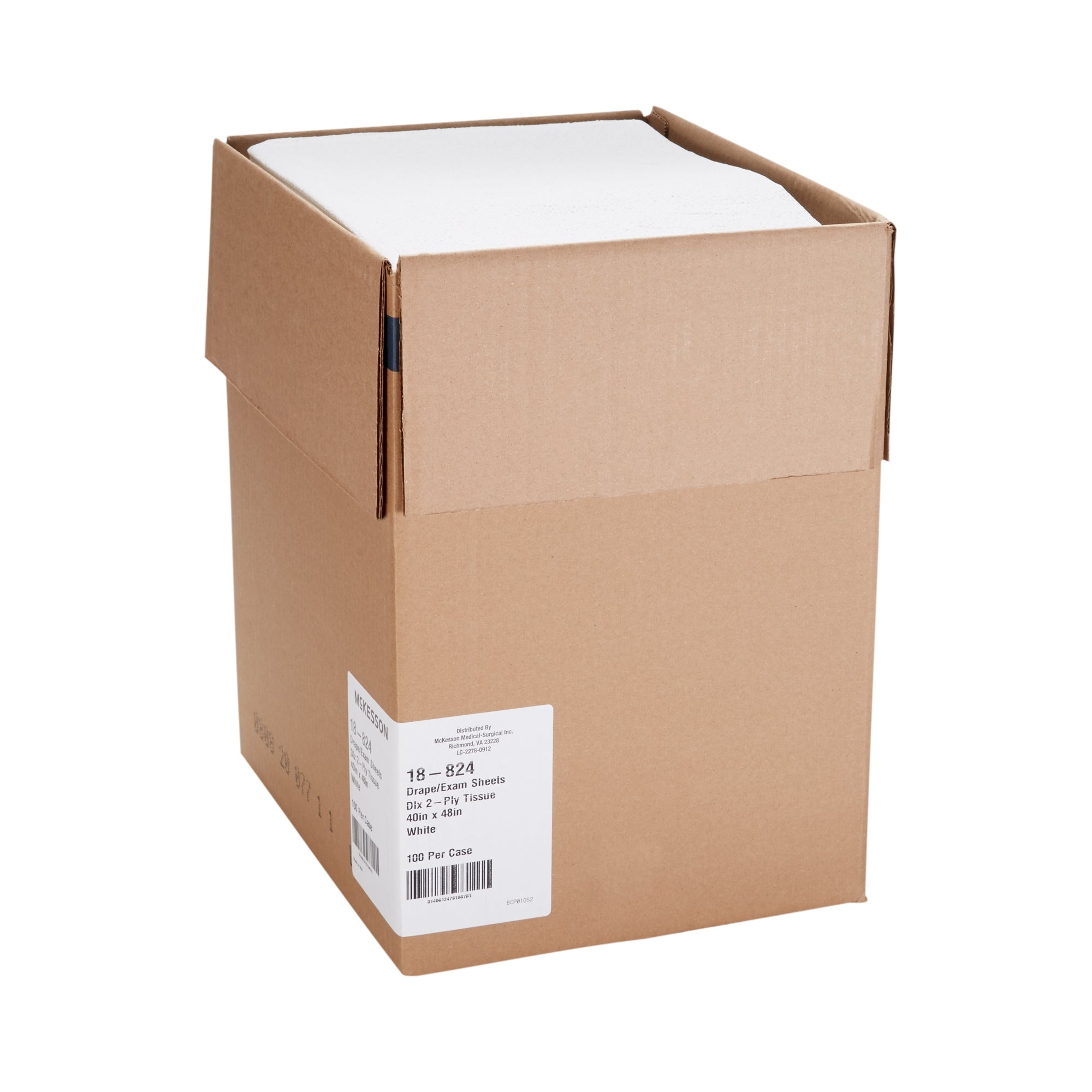 General Purpose Drape McKesson Physical Exam Drape 40 W X 48 L Inch NonSterile, Packaging Type- Case