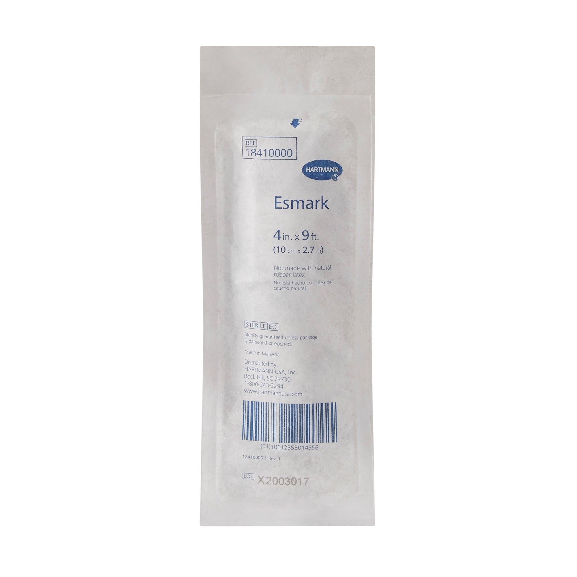 Esmark Compression Bandage Esmark LF 4 Inch X 3 Yard No Closure White Sterile High Compression, Packaging Type- Case