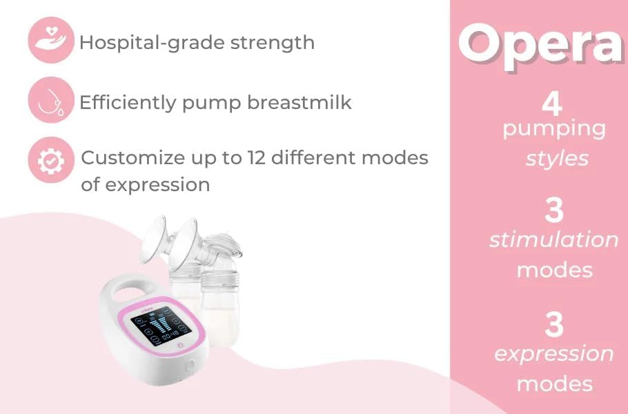 opera hospital grade double electric breast pump