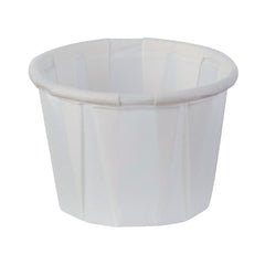 Souffle Cup Solo 0.75 oz. White Paper Disposable, Packaging Type- Case