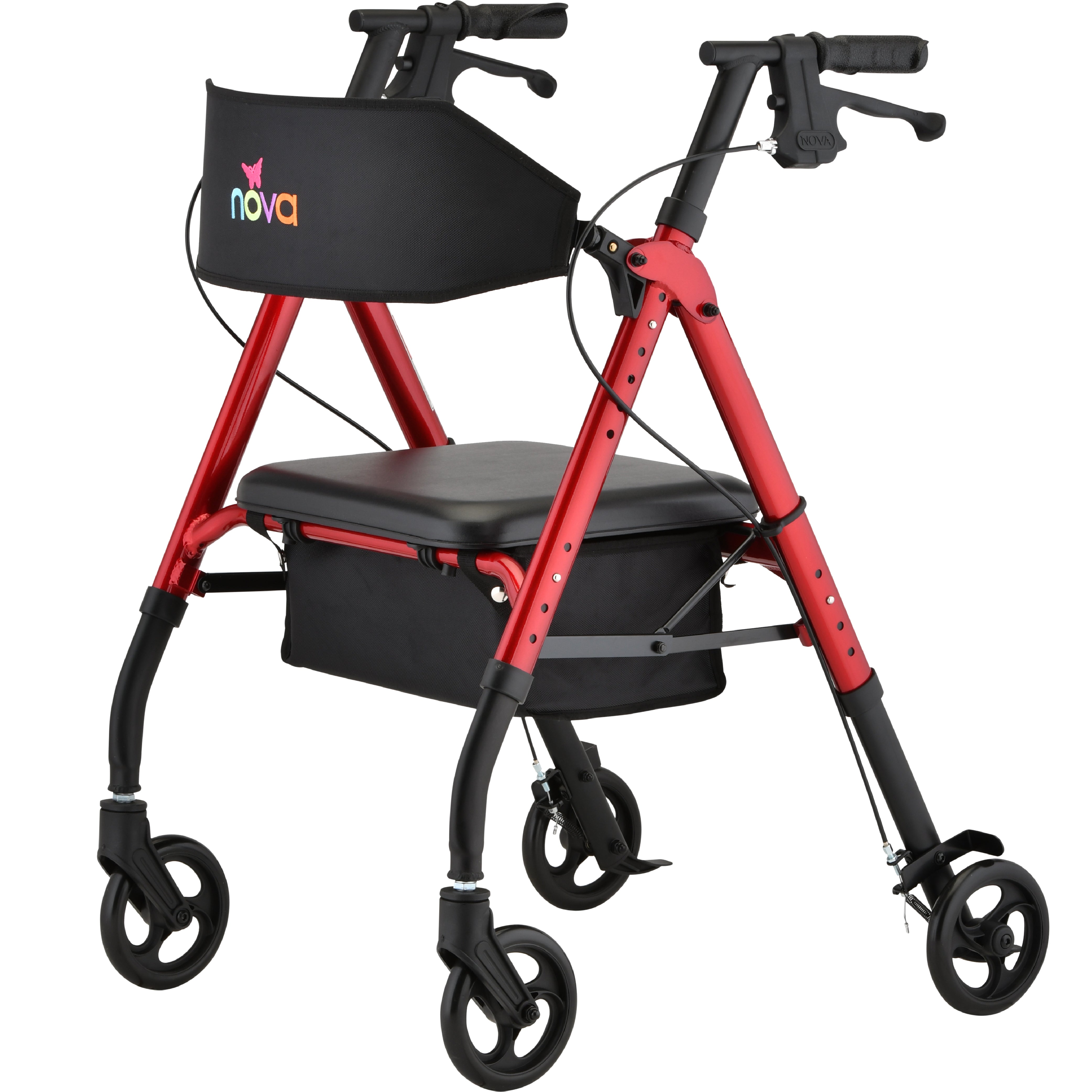 NOVA RED adjustable-rollator