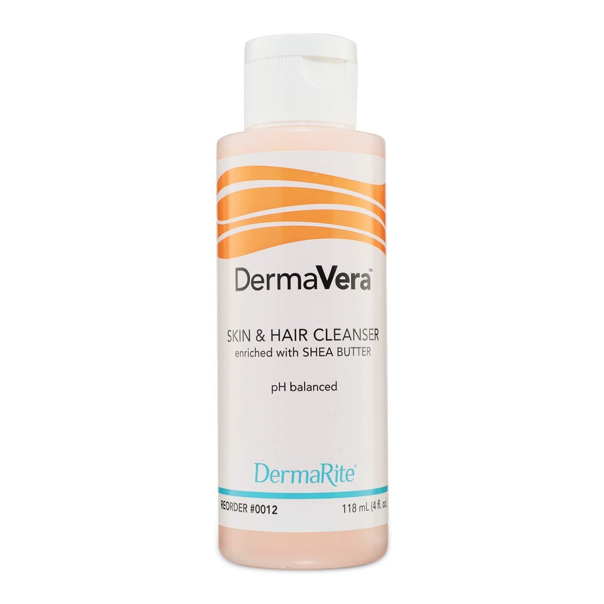 Shampoo and Body Wash DermaVera 4 oz. Flip Top Bottle Scented