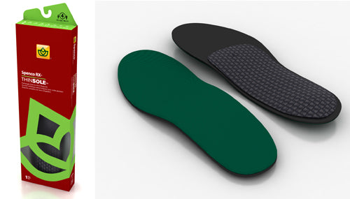 Spenco Thinsole Full Insole W 7/8 M 6/7 Insoles/Orthotics