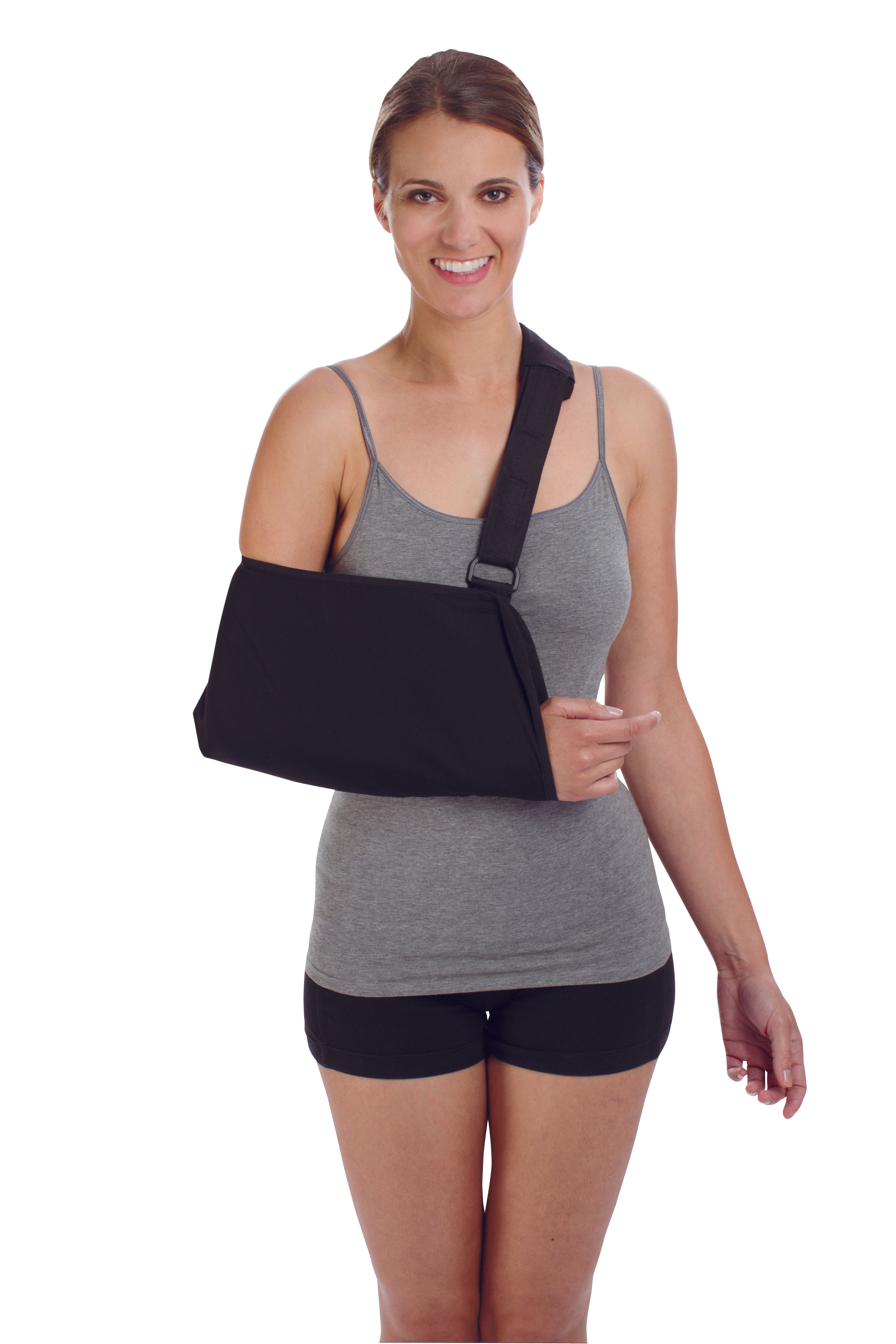 Arm Sling with Shoulder Pad Procare Deluxe D-Ring / Hook and Loop Strap Closure X-Large