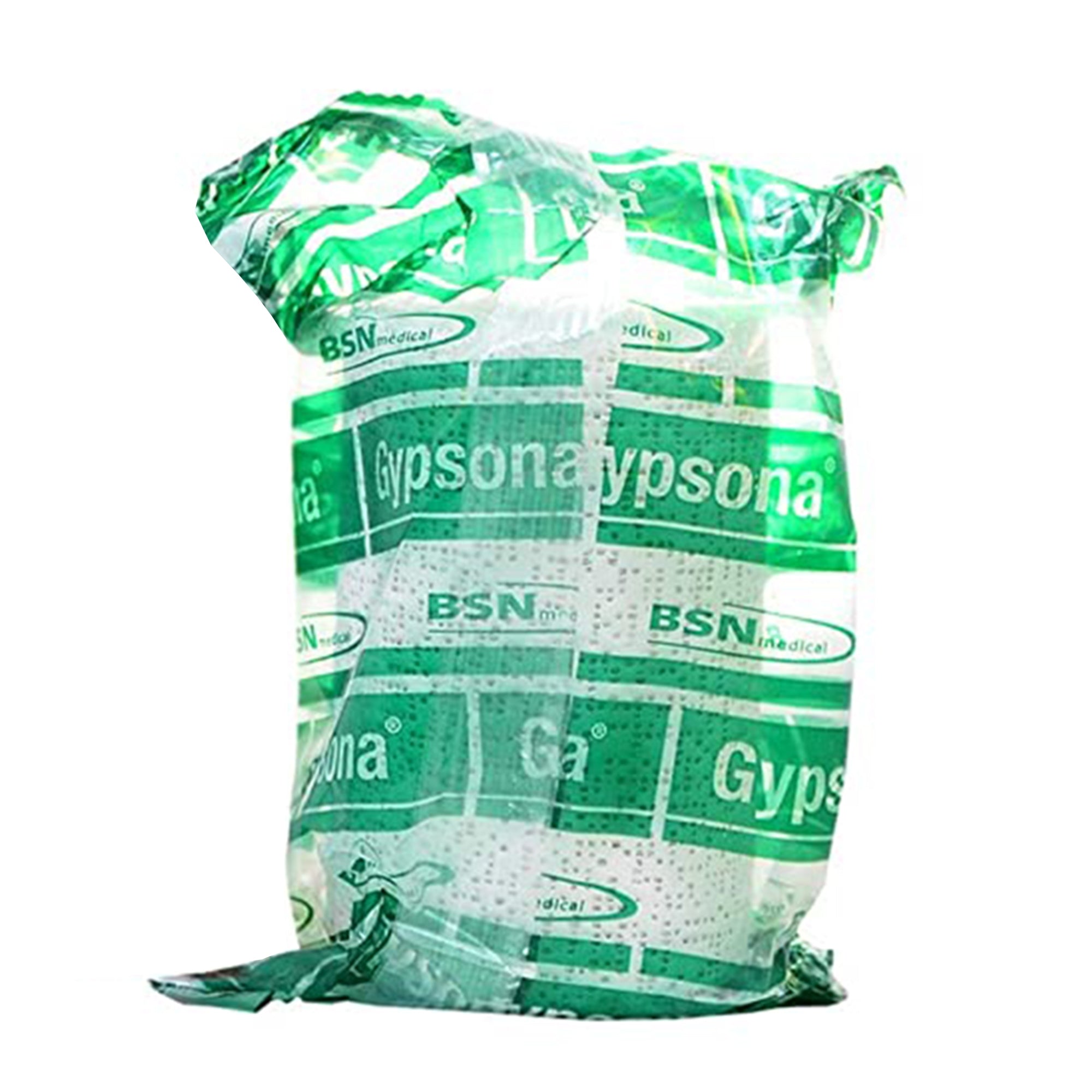 Vendaje de yeso Gypsona S 3 pulgadas x 9 pies Yeso de París / Plástico blanco, Tipo de embalaje: Caja