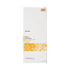 Elastic Bandage McKesson 2 Inch X 5 Yard Single Hook and Loop Closure Tan NonSterile Standard Compression, Packaging Type- Case