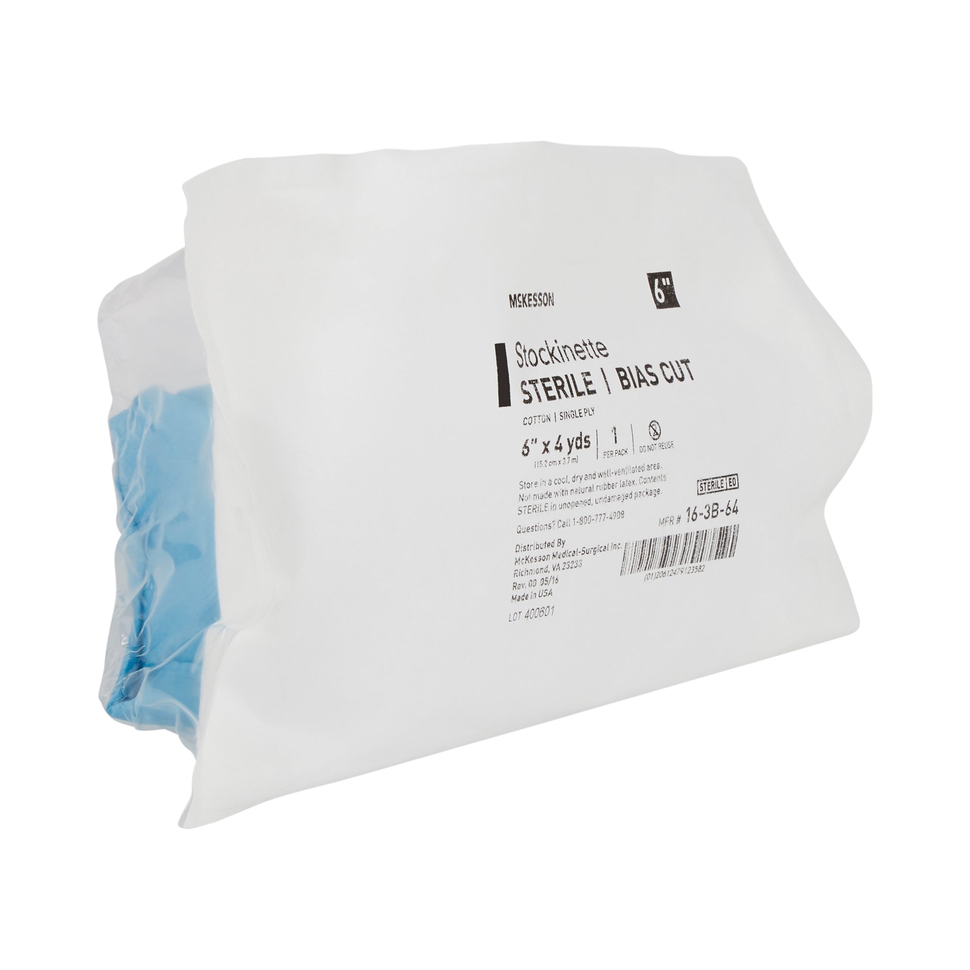 Bias Cut Stockinette McKesson Cotton 6 Inch X 4 Yard Size 6 Beige Sterile, Packaging Type- Case