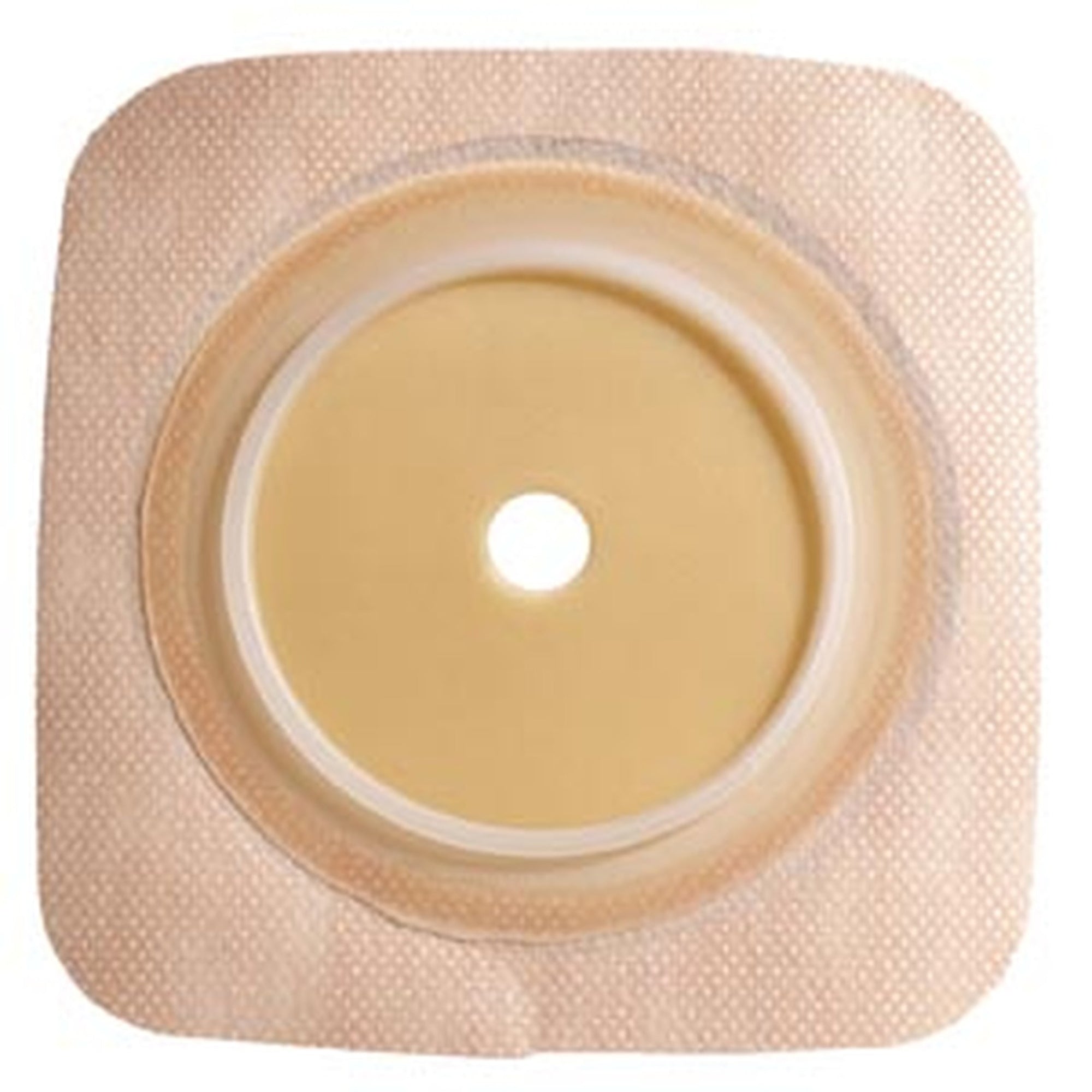 Ostomy Barrier Sur-Fit Natura Durahesive Trim to Fit, Extended Wear Adhesive Tape Borders 38 mm Flange Sur-Fit Natura System 4 X 4 Inch | 10/Box