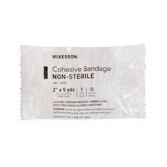 Cohesive Bandage McKesson 2 Inch X 5 Yard Self-adherent Closure Tan NonSterile Standard Compression, Packaging Type- Case