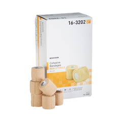 Cohesive Bandage McKesson 2 Inch X 5 Yard Self-adherent Closure Tan NonSterile Standard Compression, Packaging Type- Case