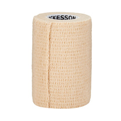 Cohesive Bandage McKesson 3 Inch X 5 Yard Self-adherent Closure Tan NonSterile Standard Compression, Packaging Type- Case