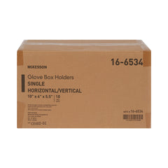 Glove Box Holder McKesson Horizontal or Vertical Mounted 1-Box Capacity Clear 4 X 5-1/2 X 10 Inch Plastic, Packaging Type- Case