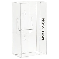 Glove Box Holder McKesson Horizontal or Vertical Mounted 1-Box Capacity Clear 4 X 5-1/2 X 10 Inch Plastic, Packaging Type- Case