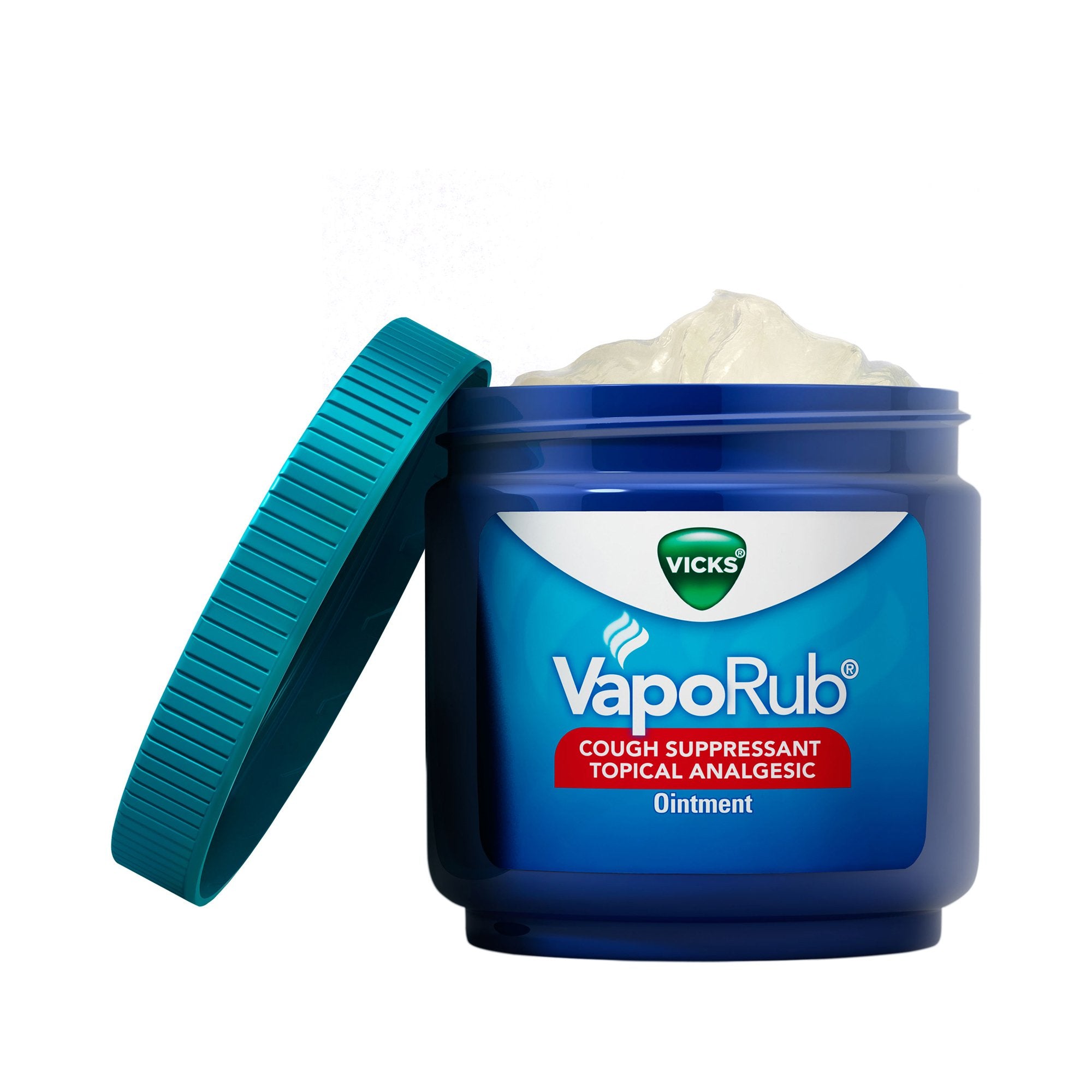 Chest Rub Vicks VapoRub 4.8% - 1.2% - 2.6% Strength Ointment 6 oz.