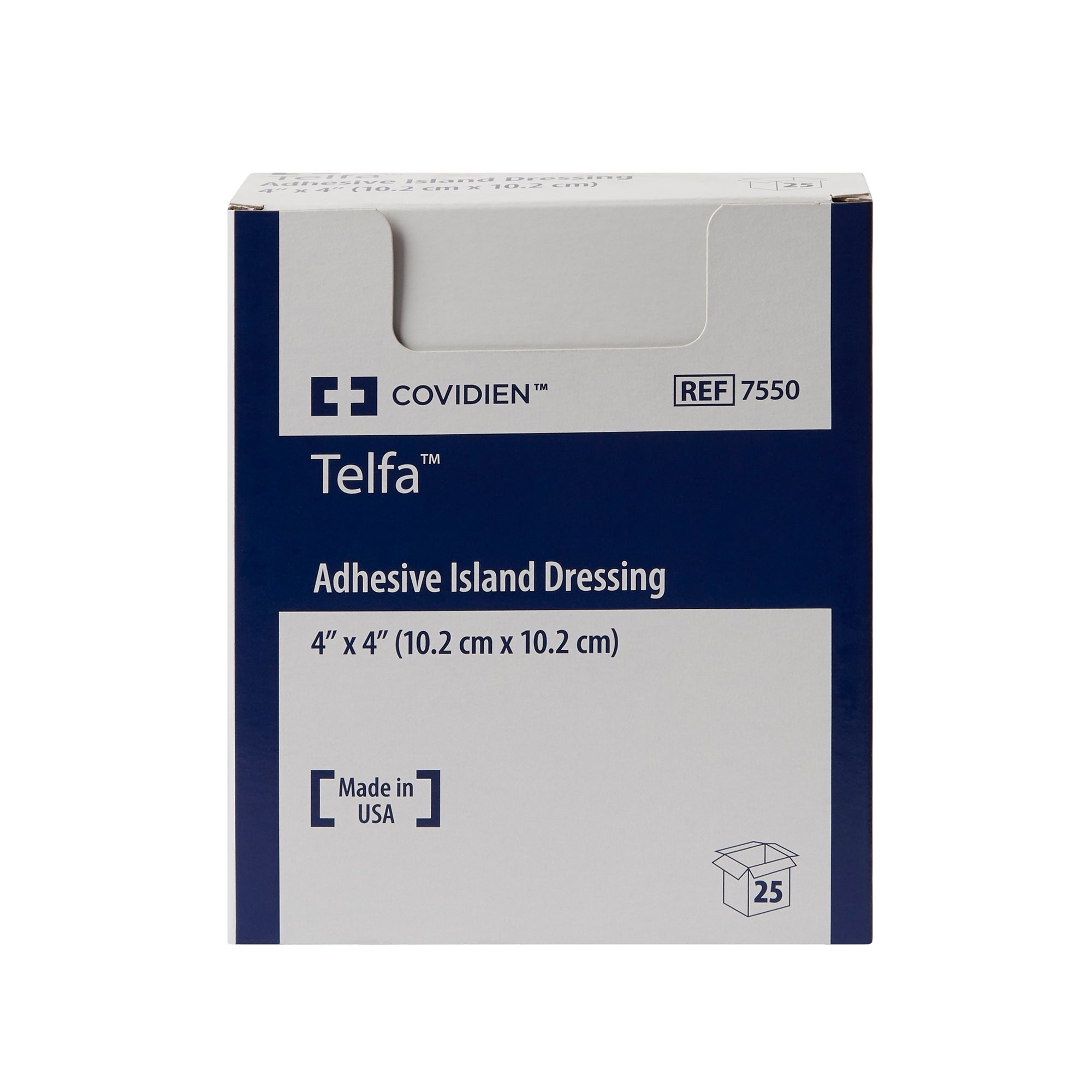 Island Dressing Telfa 4 X 4 Inch Square Sterile, Packaging Type- Box