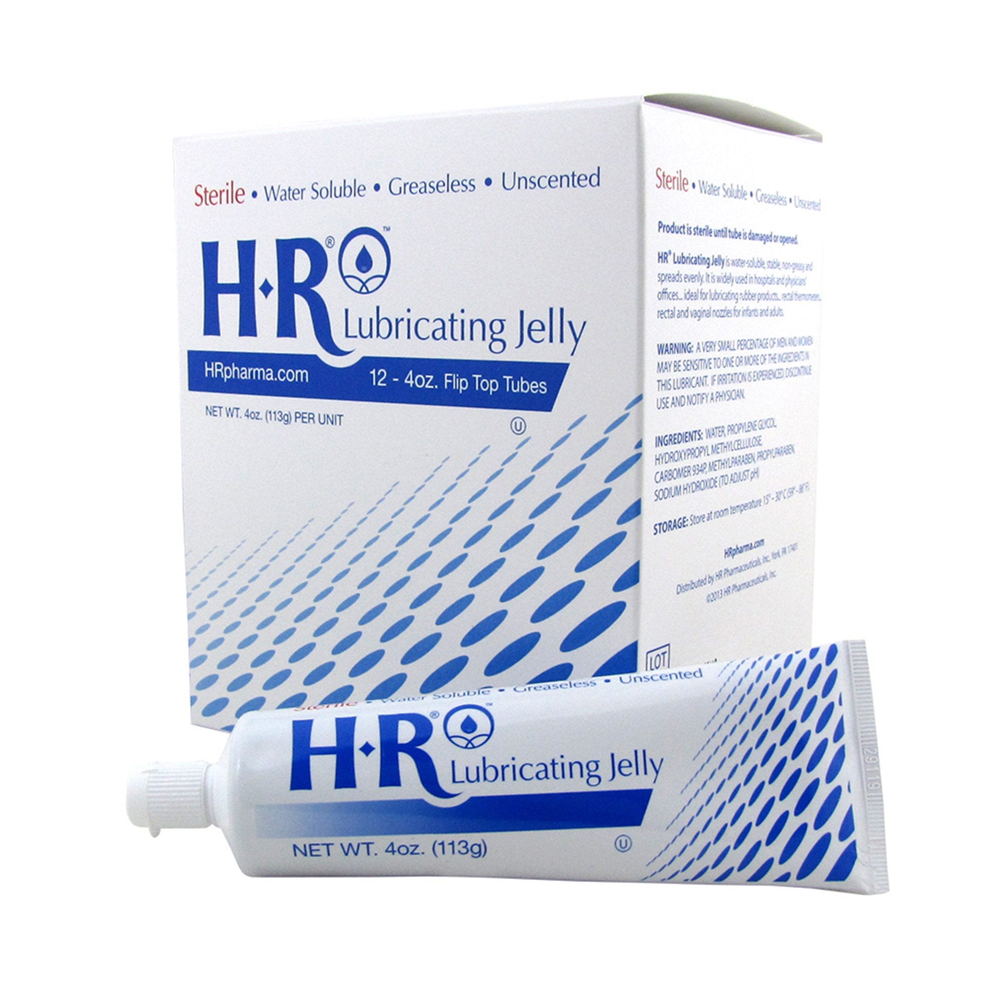 Lubricating Jelly HR 4 oz. Tube Sterile