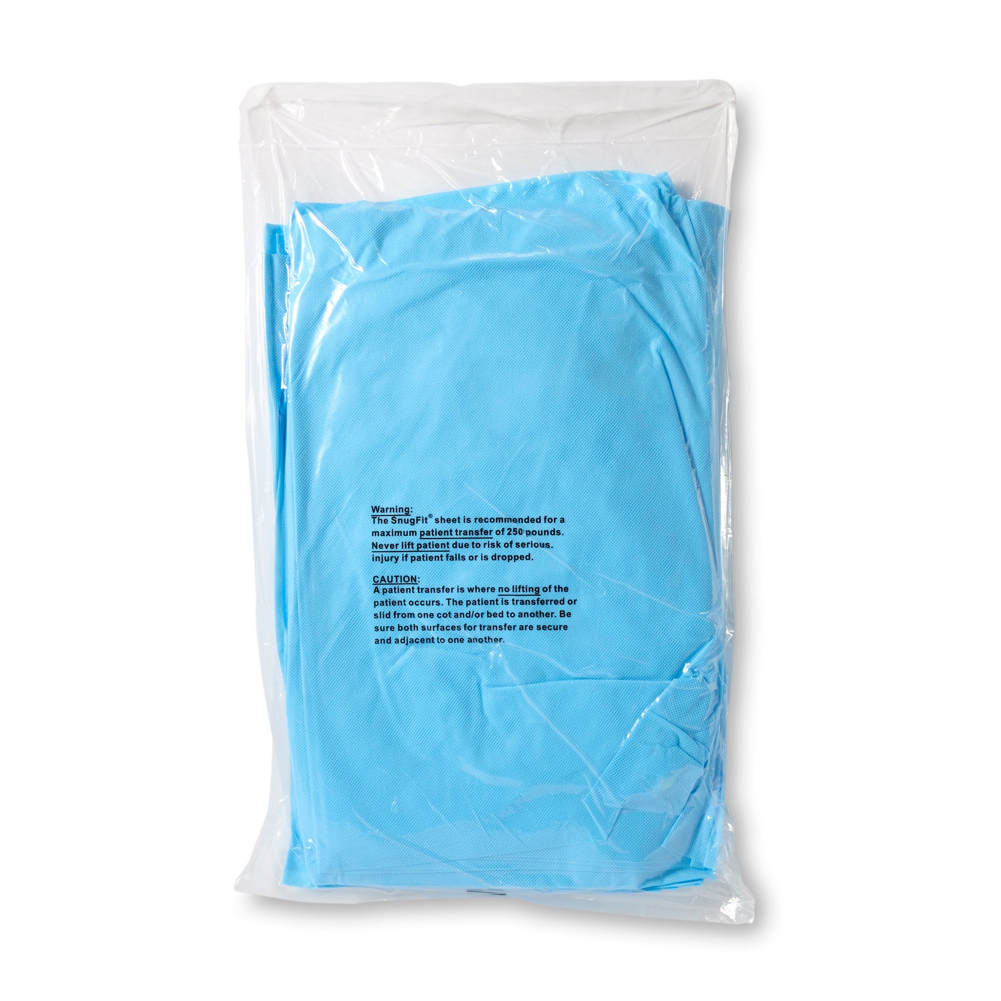 Stretcher Sheet Snug-Fit Fitted Sheet 40 X 89 Inch Blue Nonwoven Fabric Disposable, Packaging Type- Case