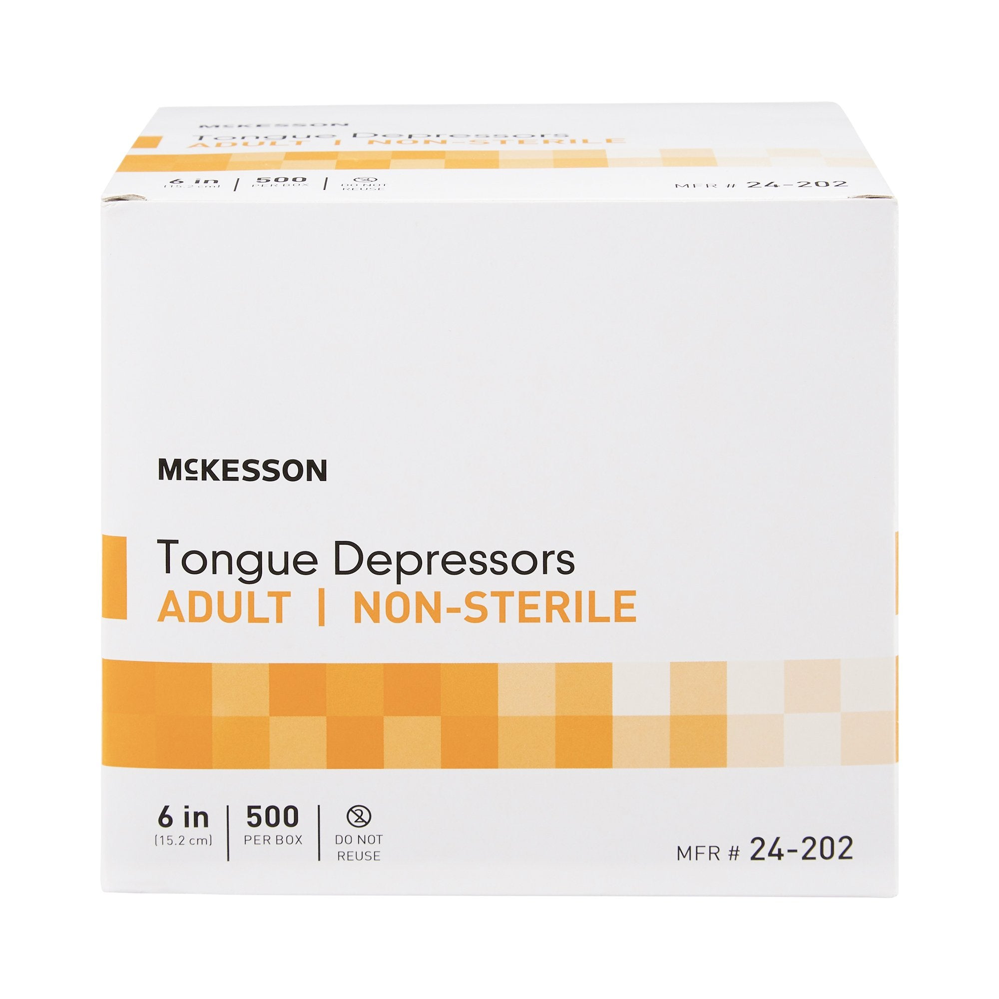 Tongue Depressor McKesson 6 Inch Length Wood Senior,Packaging Type- Box