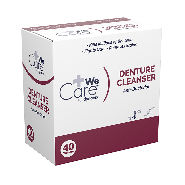 Denture Cleaner We Care from Dynarex, Packaging Type- Case
