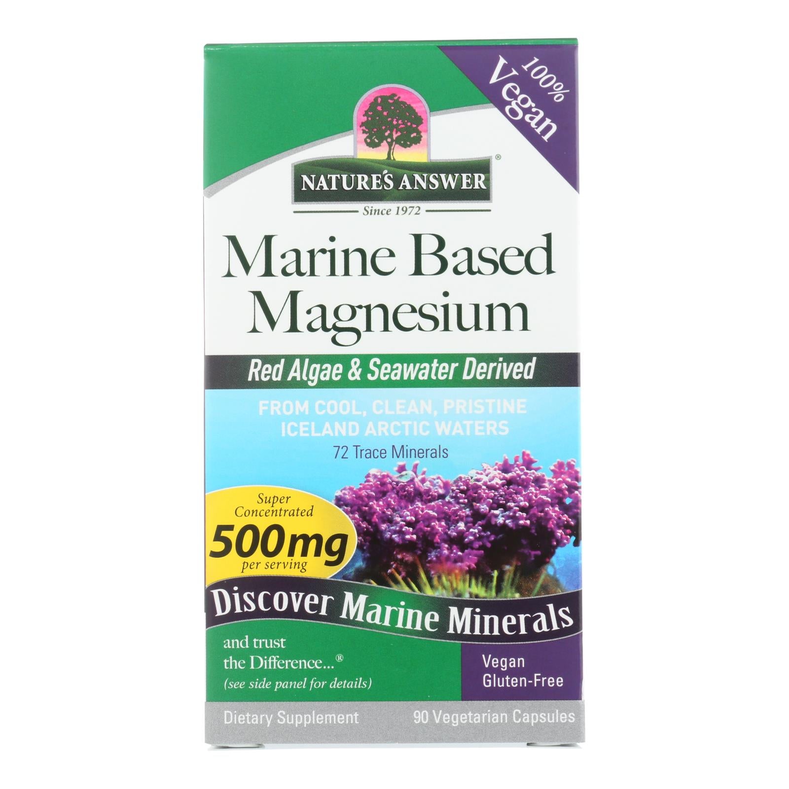 Nature's Answer Plant-based Magnesium Dietary Supplement - 1 Each - 90 Cap