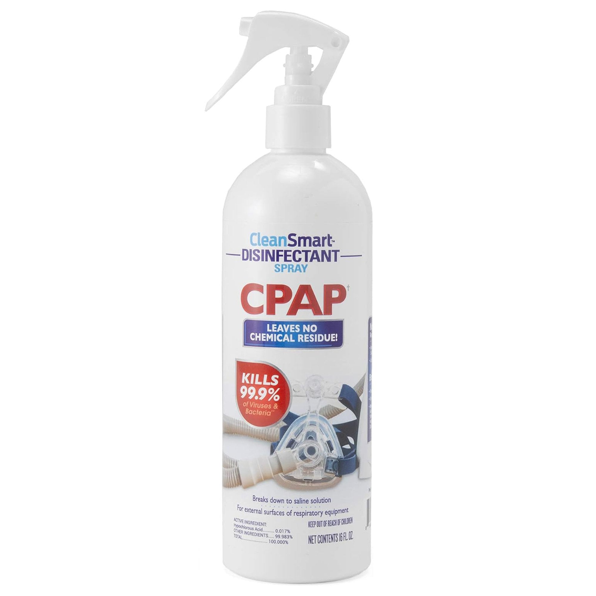 CPAP Disinfectant Spray CleanSmart 16 oz., Pump Bottle
