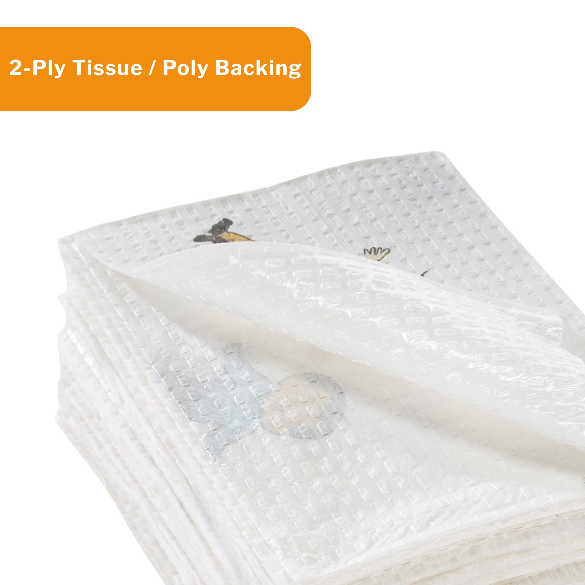 Procedure Towel McKesson 13 W X 18 L Inch McKesson Kids Print NonSterile, Packaging Type- Case