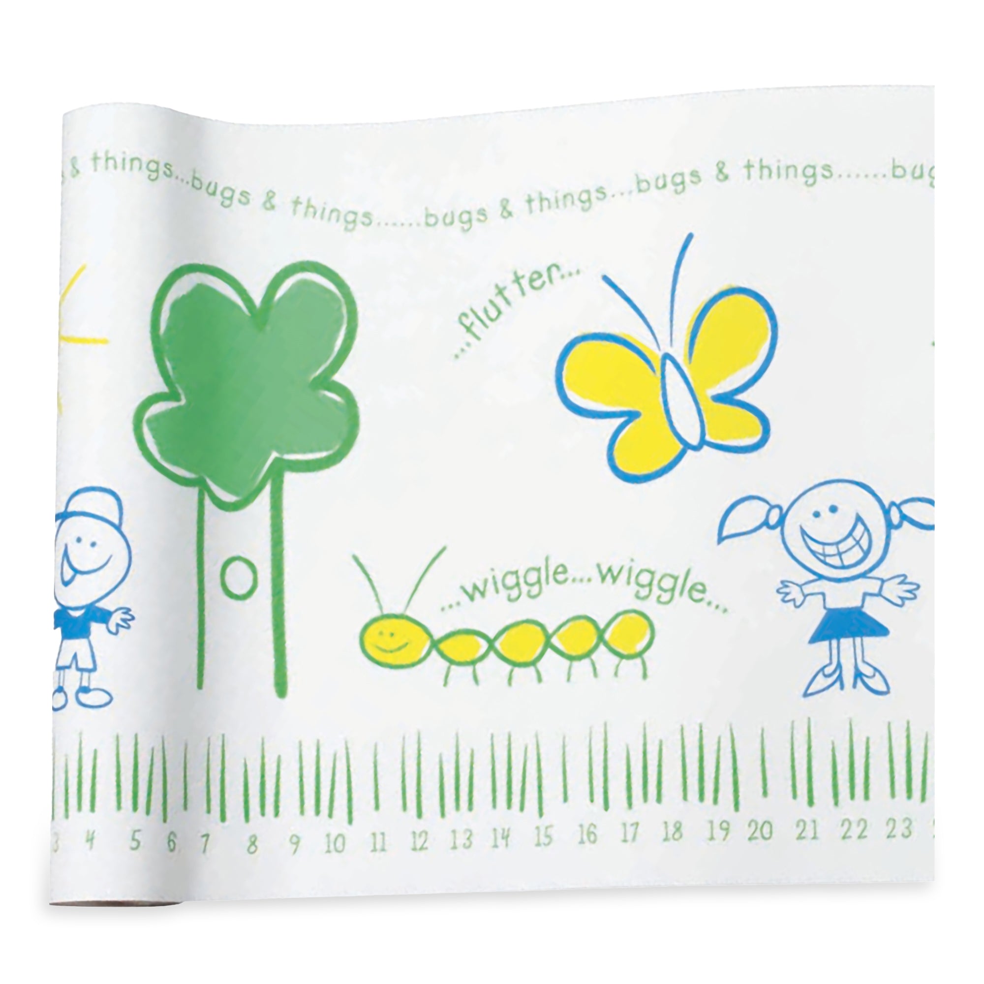 Table Paper McKesson 21 Inch Width 225 Foot Length Print (Bugs and Things) Smooth, Packaging Type- Case