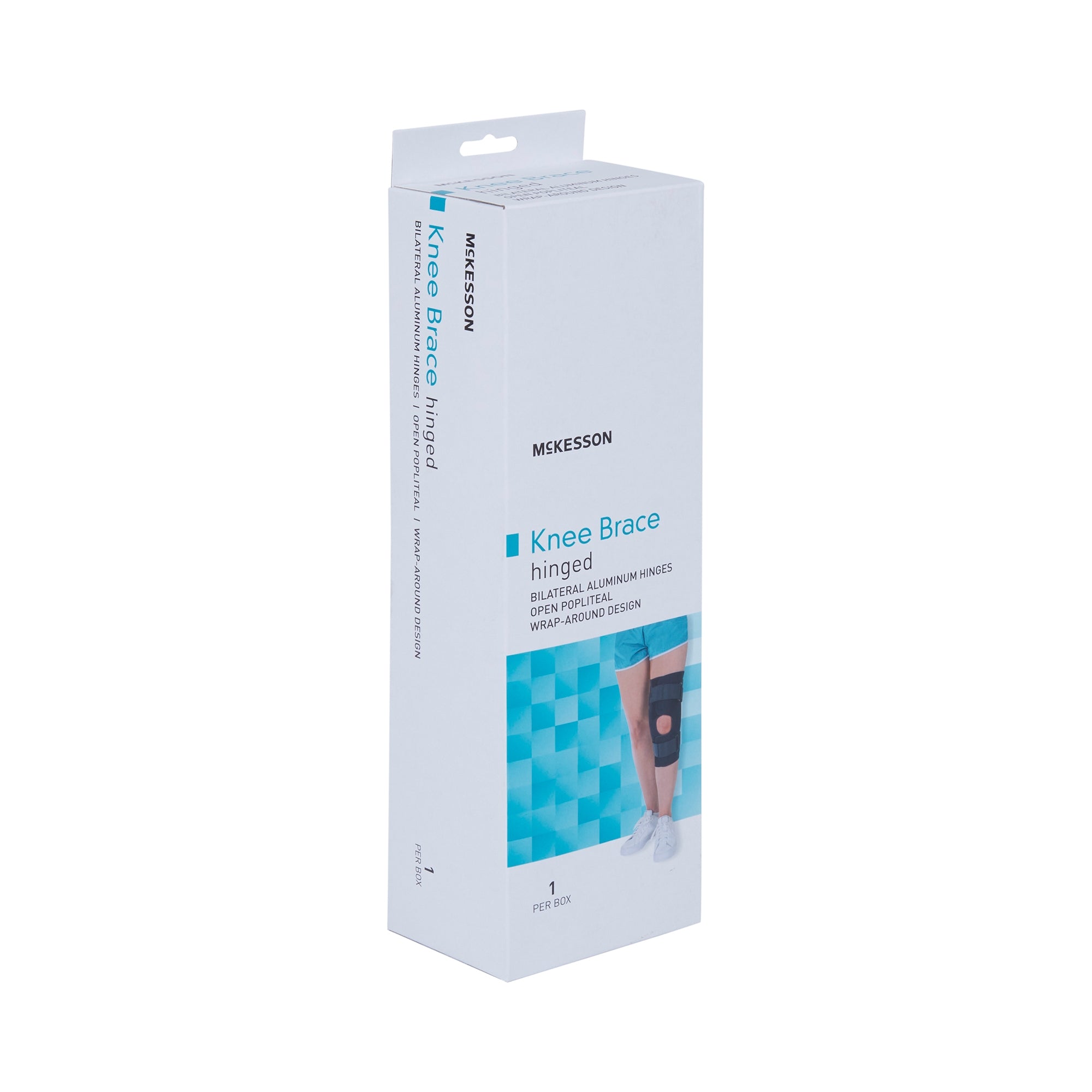 Knee Brace McKesson 2X-Large Wraparound / Hook and Loop Strap Closure with D-Rings 25-1/2 to 28 Inch Circumference Left or Right Knee