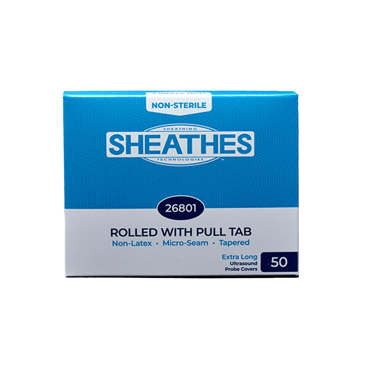 Ultrasound Probe Cover Sheathes 7/8 Inch tapered to 2-9/10 X 11-4/5 Inch Non Latex NonSterile Tapered, Packaging Type- Box Default Title