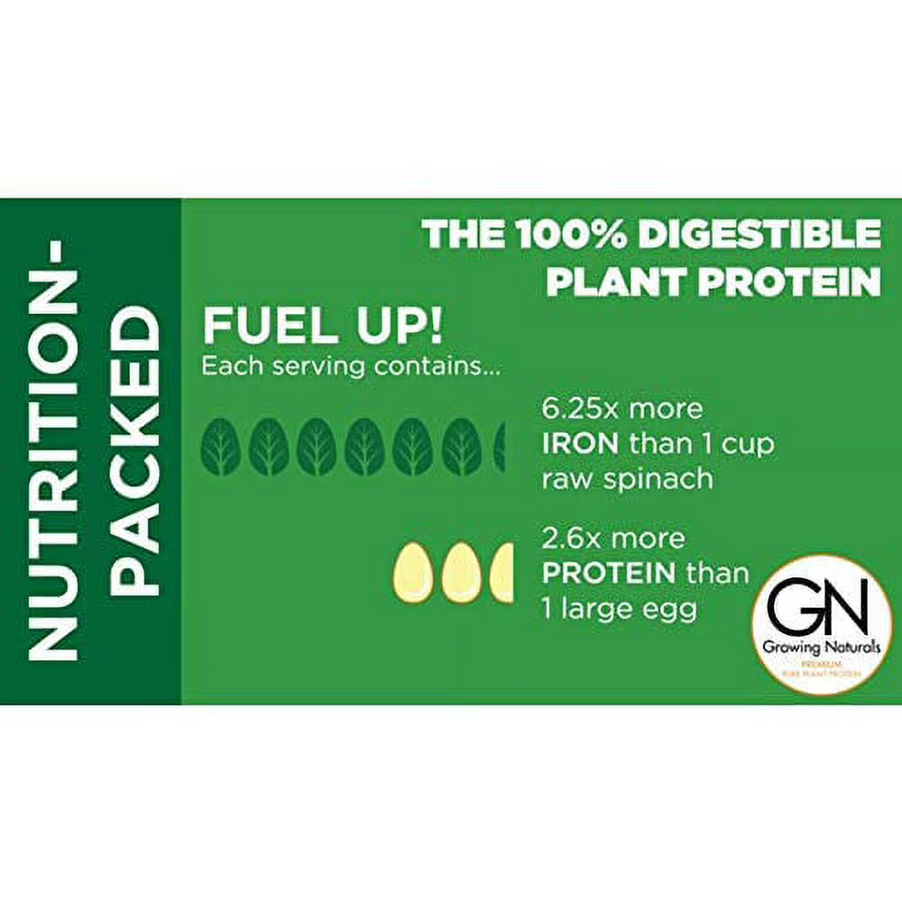 Growing Naturals Pea Protein Powder - Original Flavor - 32.2 Oz