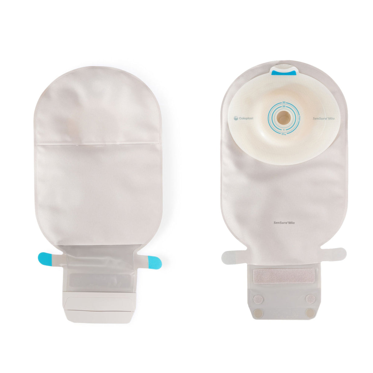 Ostomy Pouch SenSura Mio Convex One-Piece System 11 Inch Length, Maxi Soft Convex, Trim to Fit 3/8 to 2 Inch Stoma Drainable | 10/Box - 5/8-1-5/16 inch (Opaque)