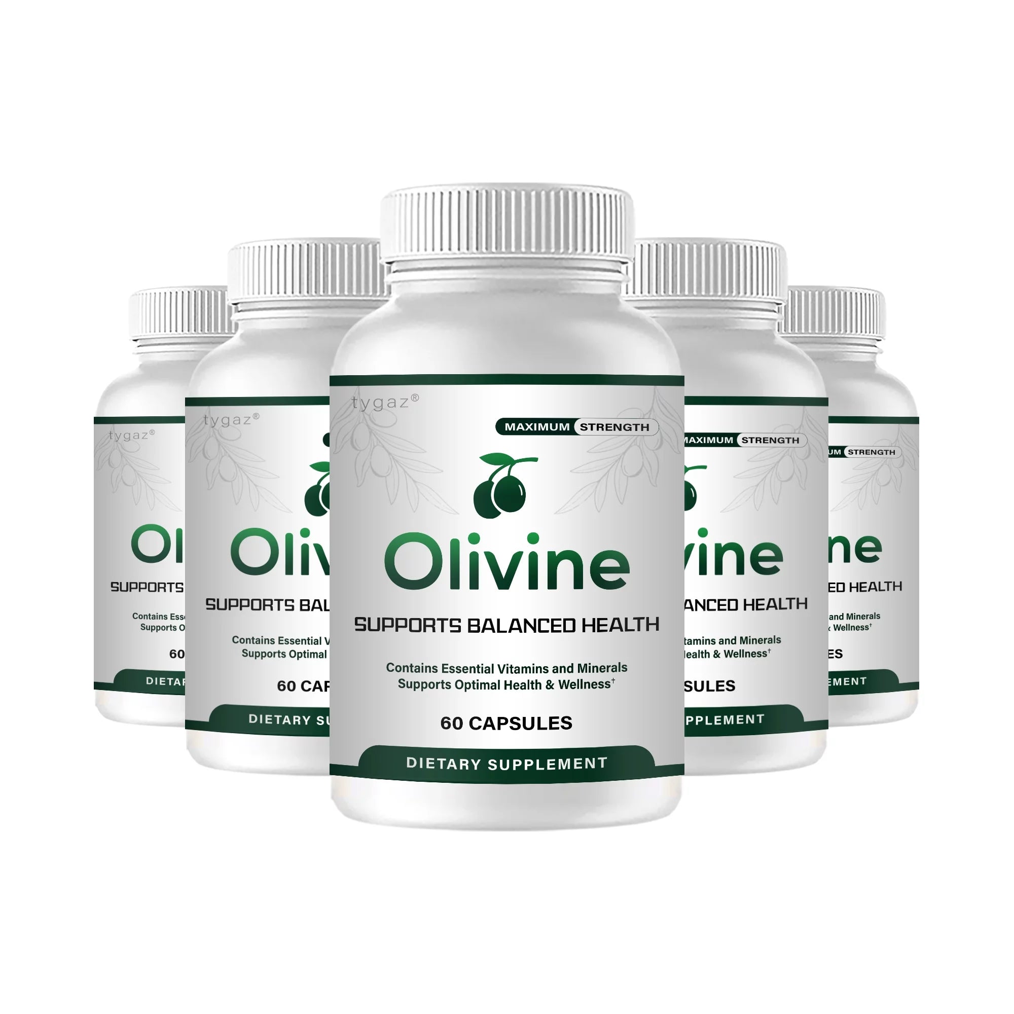 (5 Pack) Olivine Capsules   Olivine Balanced Health Capsules
