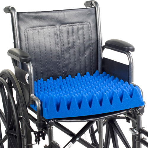 Wheelchair Cushion Foam 18 X 18 X 3 Black Cushions - Foam