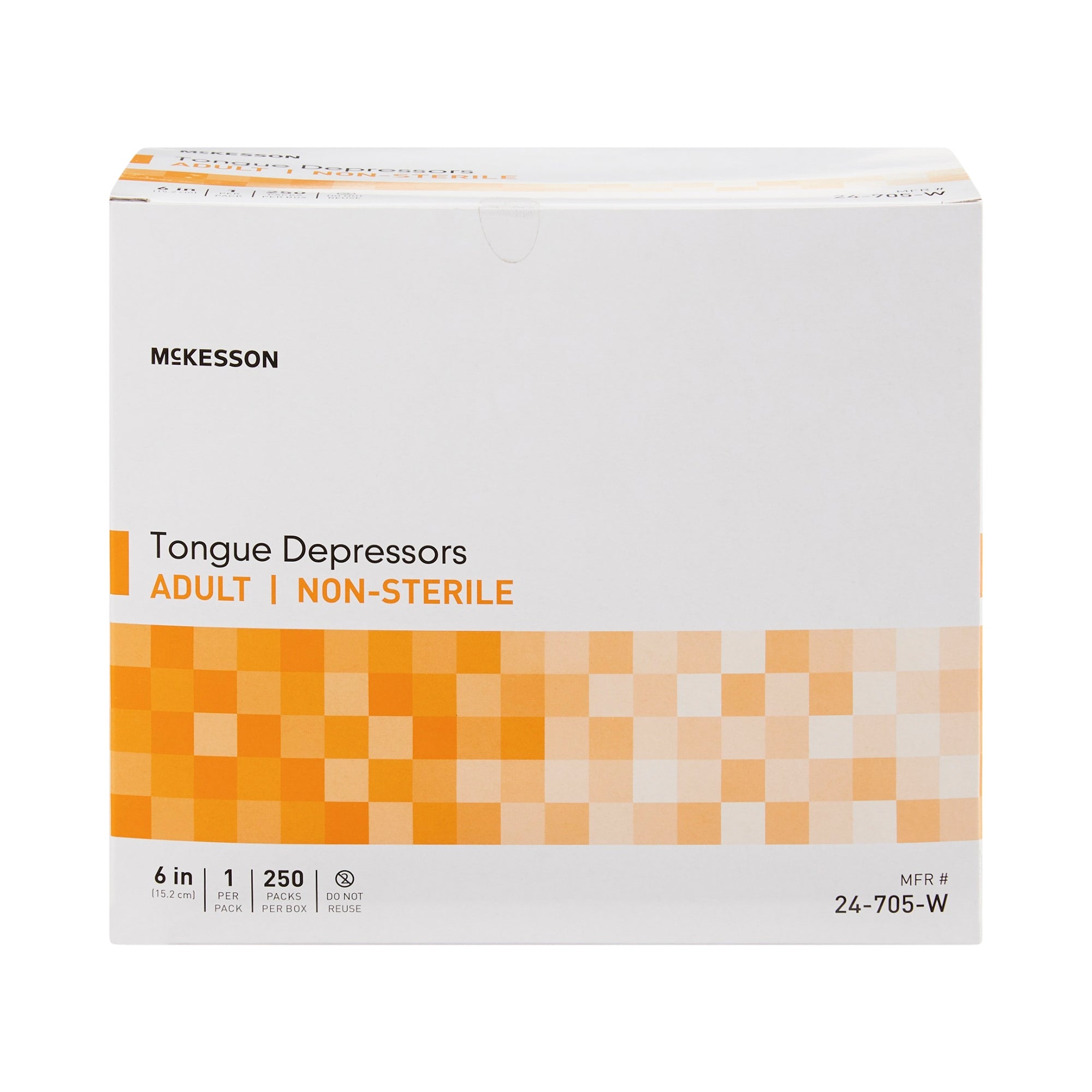 Tongue Depressor McKesson 6 Inch Length Wood Senior, Packaging Type- Case