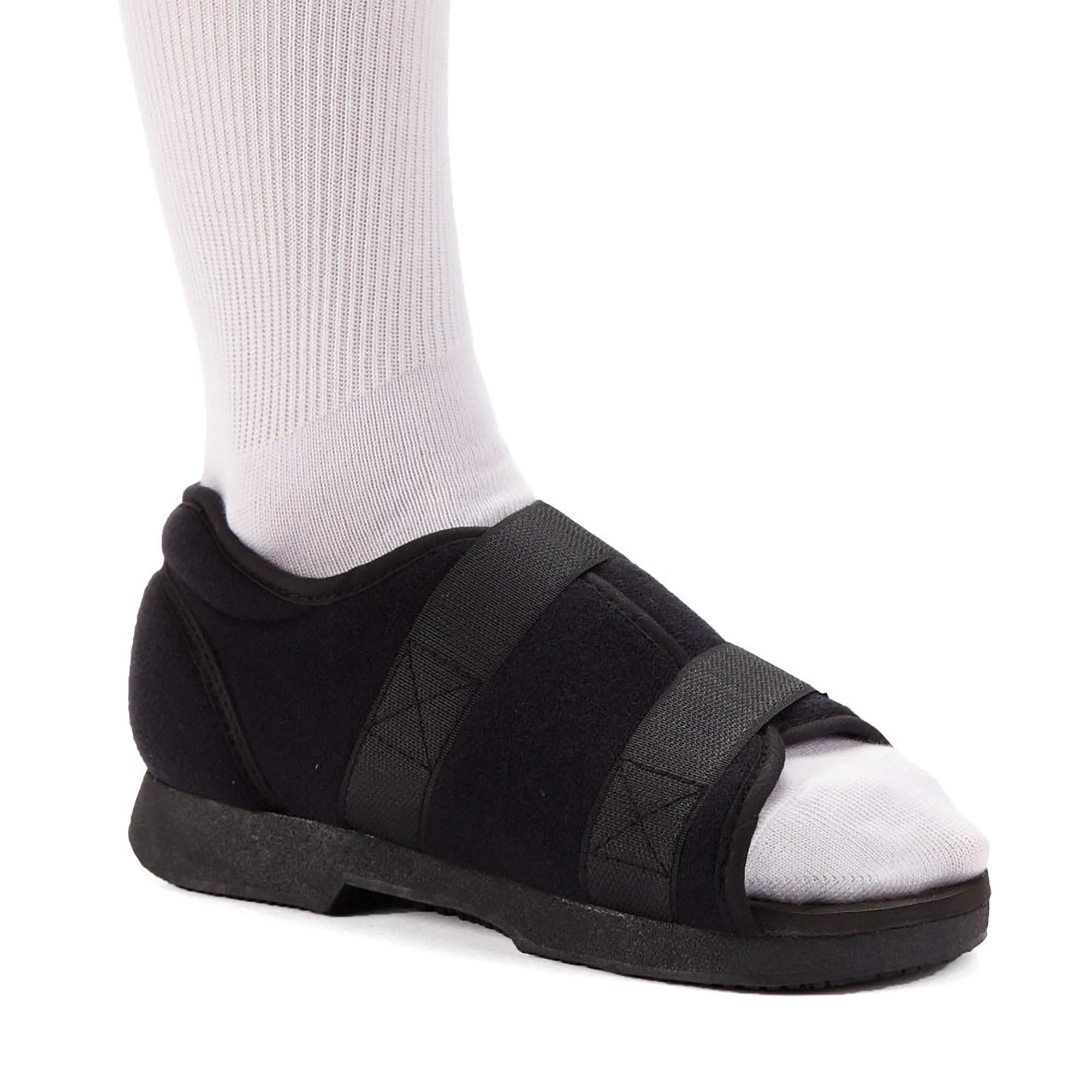 Soft Top Post-Op Shoe Össur Medium Adult Black,Packaging Type- Each