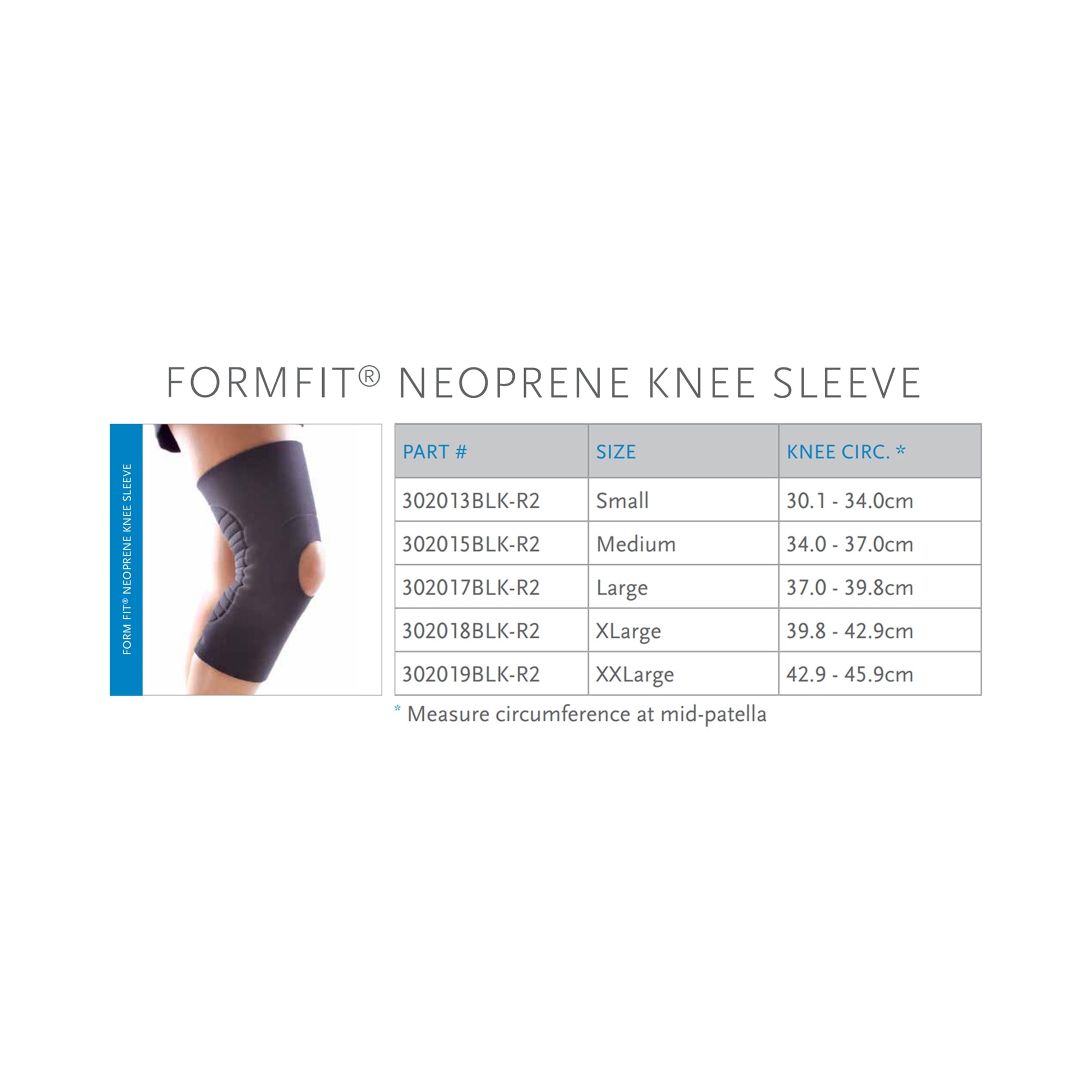Knee Support FormFit Large Pull-On Left or Right Knee,Packaging Type- Each