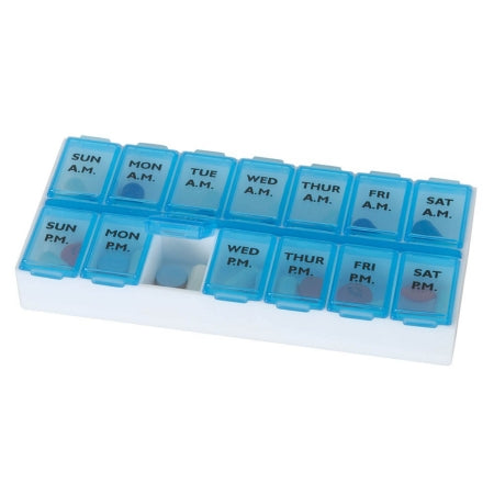 Pill Organizer Ezy Dose Medium 7 Day 2 Dose,Packaging Type- Each