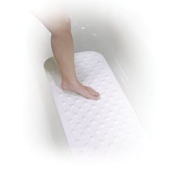 Drive Medical Bathtub Safety Mat Large White 15.75 X 35.5
