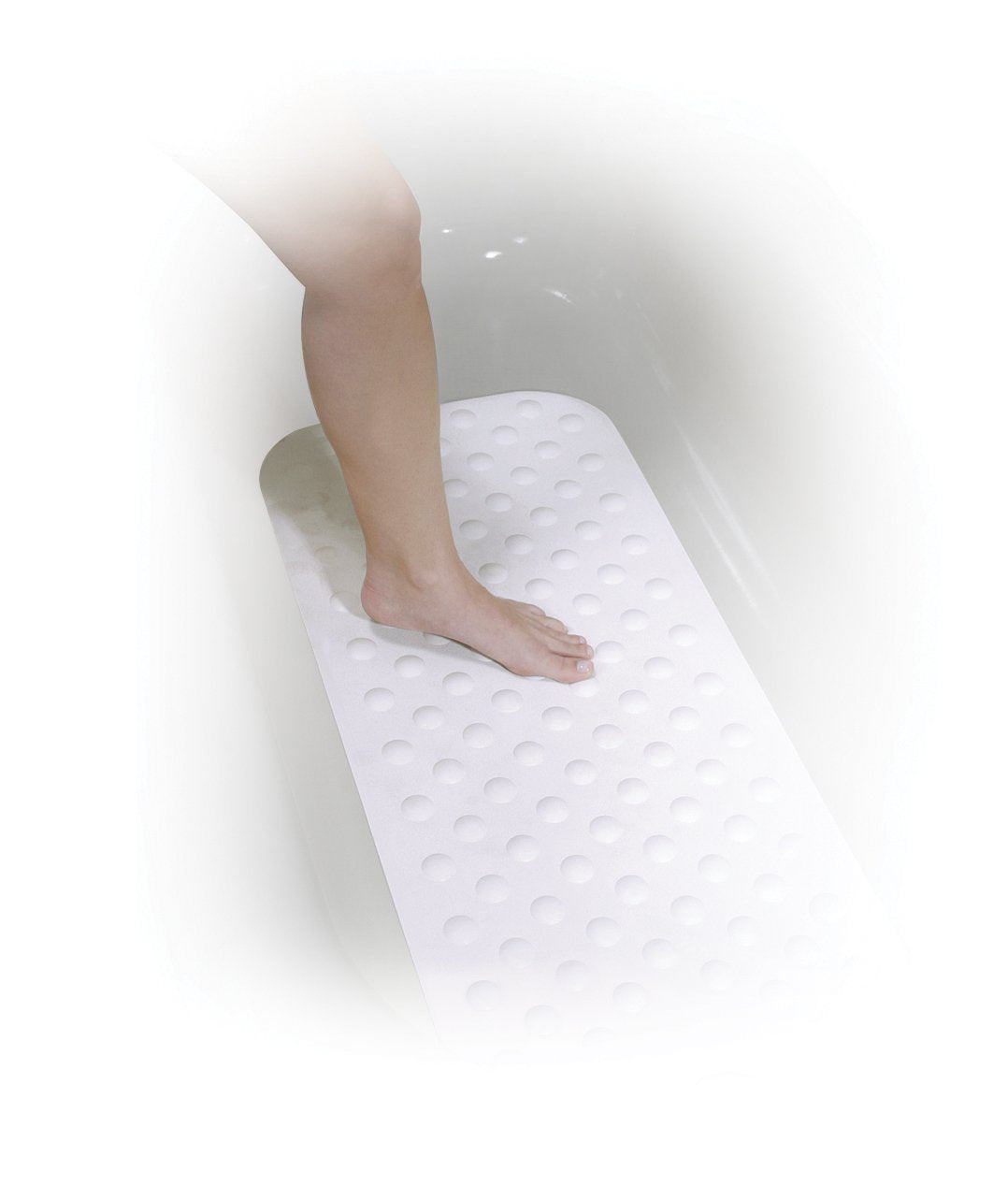 Drive Medical Bathtub Safety Mat Large White 15.75 X 35.5