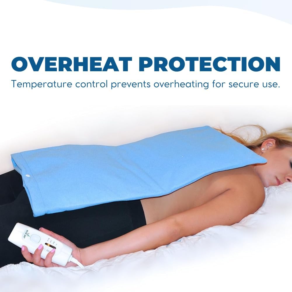 heating pad 12 x24 moist dry 4 position switch auto off