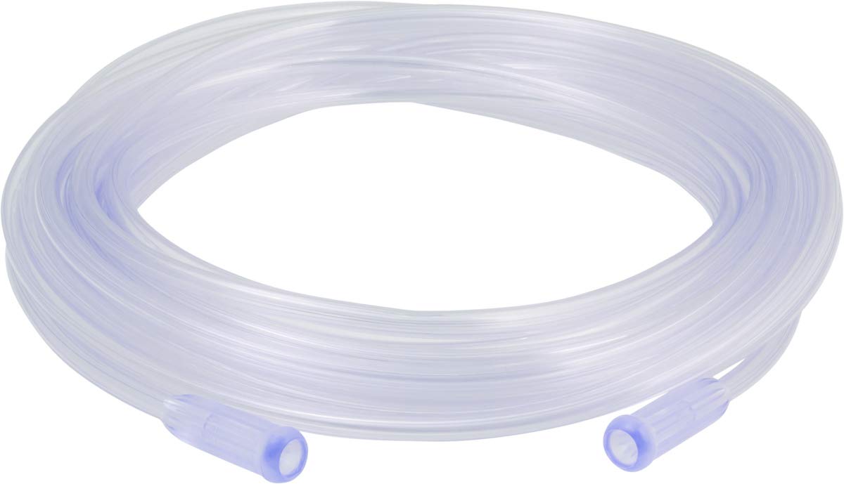 Oxygen Tubing 7' Star Lumen Clear Latex-free (each)