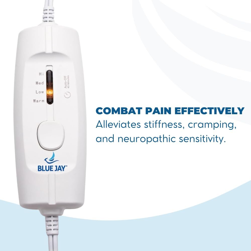 heating pad 12 x24 moist dry 4 position switch auto off