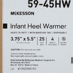 Instant Infant Heel Warmer McKesson Heel One Size Fits Most Nylon Cover / Polyethylene Disposable